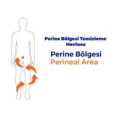 Lorina Perine Bölgesi Temizleme Havlusu 50'lik