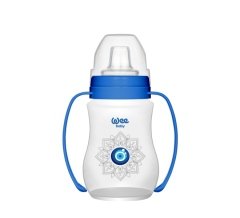 Wee Baby Akıtmaz Kulplu PP Bardak 250 ml Nazar Boncuğu