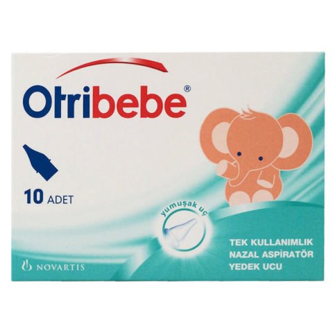 Otribebe Nazal Aspiratör Yedek Ucu 10 Adet