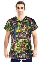 Cerrahi Forma Erkek Tek Üst Efsane Kaplumbağalar