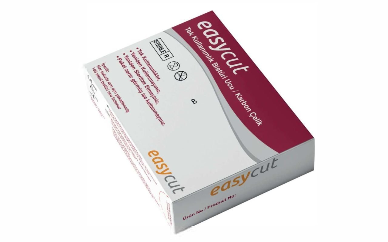 easycut Bistüri Ucu No:10 Karbon Çelik 100 Adet