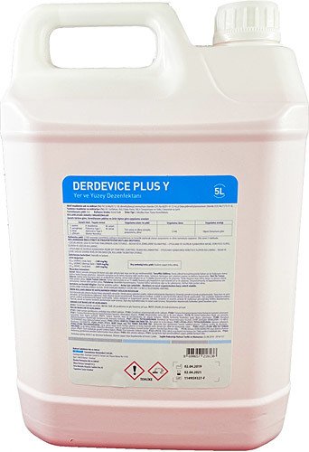 Derdevice Plus Y Konsantre Yer-Yüzey Dezenfektanı 5 Litre