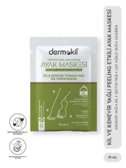 Dermokil Kil ve Kenevir Yağlı Peeling Etkili Ayak Maskesi 35 ml
