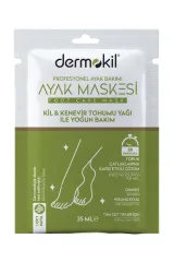 Dermokil Kil ve Kenevir Yağlı Peeling Etkili Ayak Maskesi 35 ml