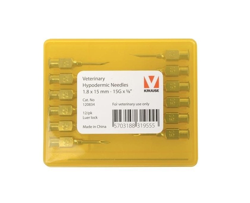 Kruuse-vet Enjektör İğnesi 2,0x15 mm (12 adet)