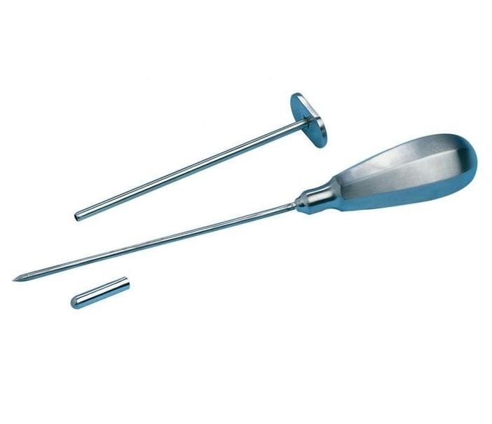Kruuse Metal Saplı Trokar 4x120 mm