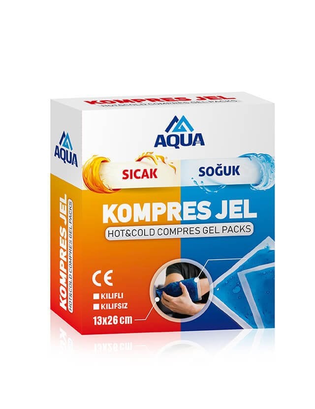 Aqua Sıcak Soğuk Termo Jel Kompres 13cm x 27cm