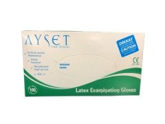 Ayset Latex Pudrali Eldiven Large 100'lü