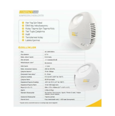 Plusmed CompactNeb Kompresörlü Nebulizatör Cihazı