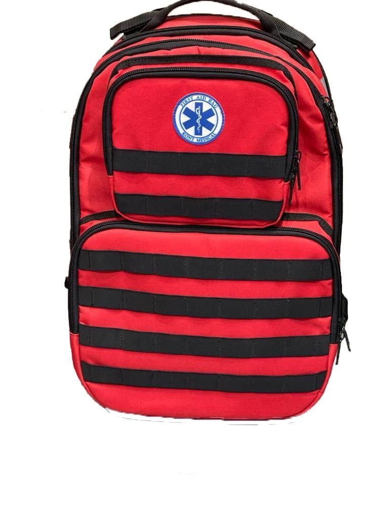 İlk Yardım Acil Müdahale Sırt Çantası Kırmızı