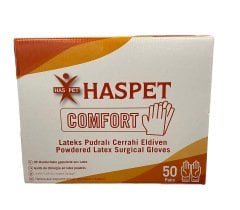 Has-Pet Comfort Lateks Pudralı Steril Eldiven No:8 1 Çift