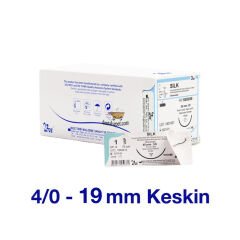 Boz İpek Sütur 4/0 12'lik Paket