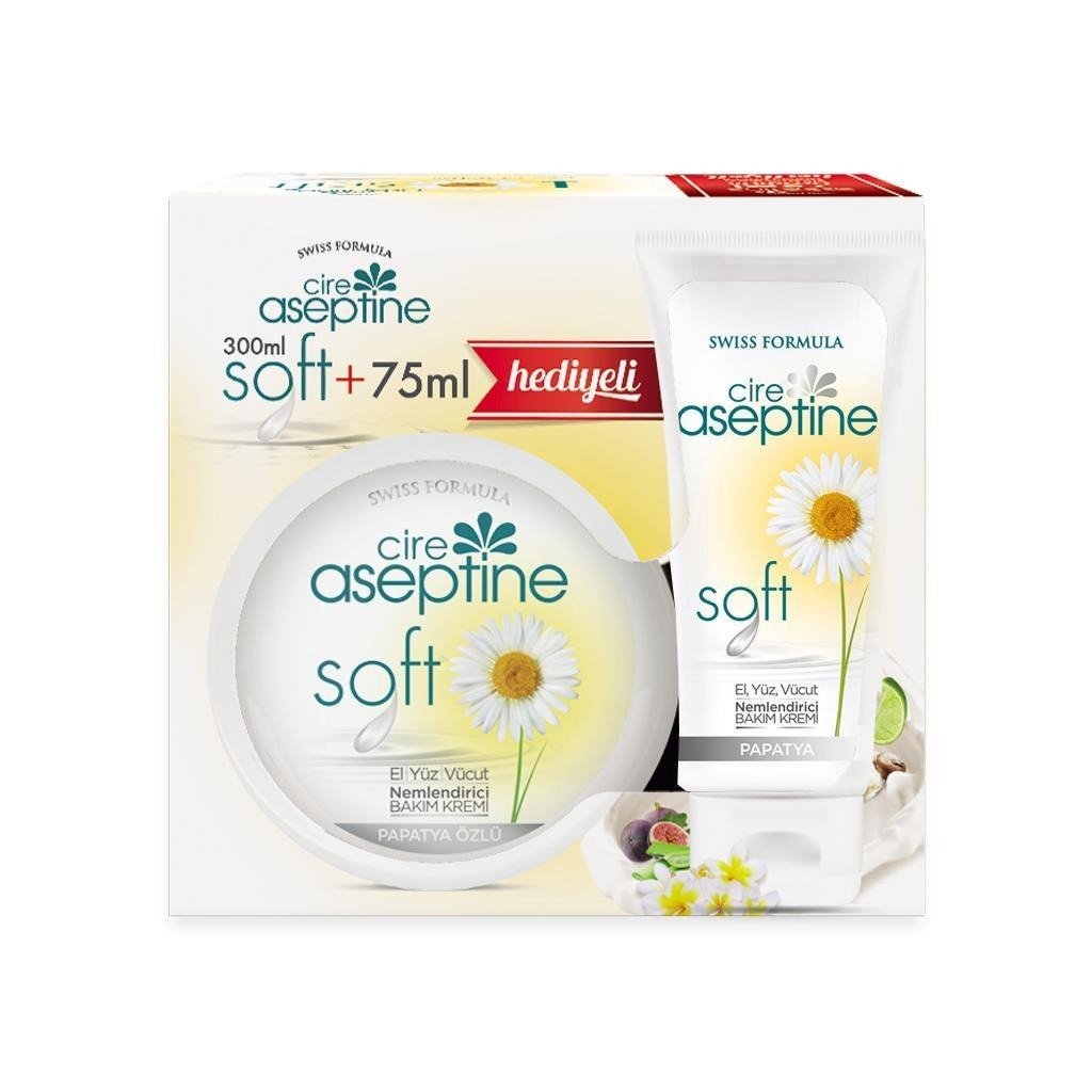 Cire Aseptine Nemlendirici Bakım Kremi 300 ml+75 ml Hediye