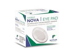 Nova Pad Steril Hipoallerjenık Yapışkanlı Oval Göz Pedi 6,5x9,5 cm 50 Li