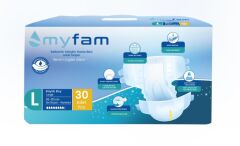 Myfam Belbantlı Hasta Bezi Büyük Boy Large 30 lu