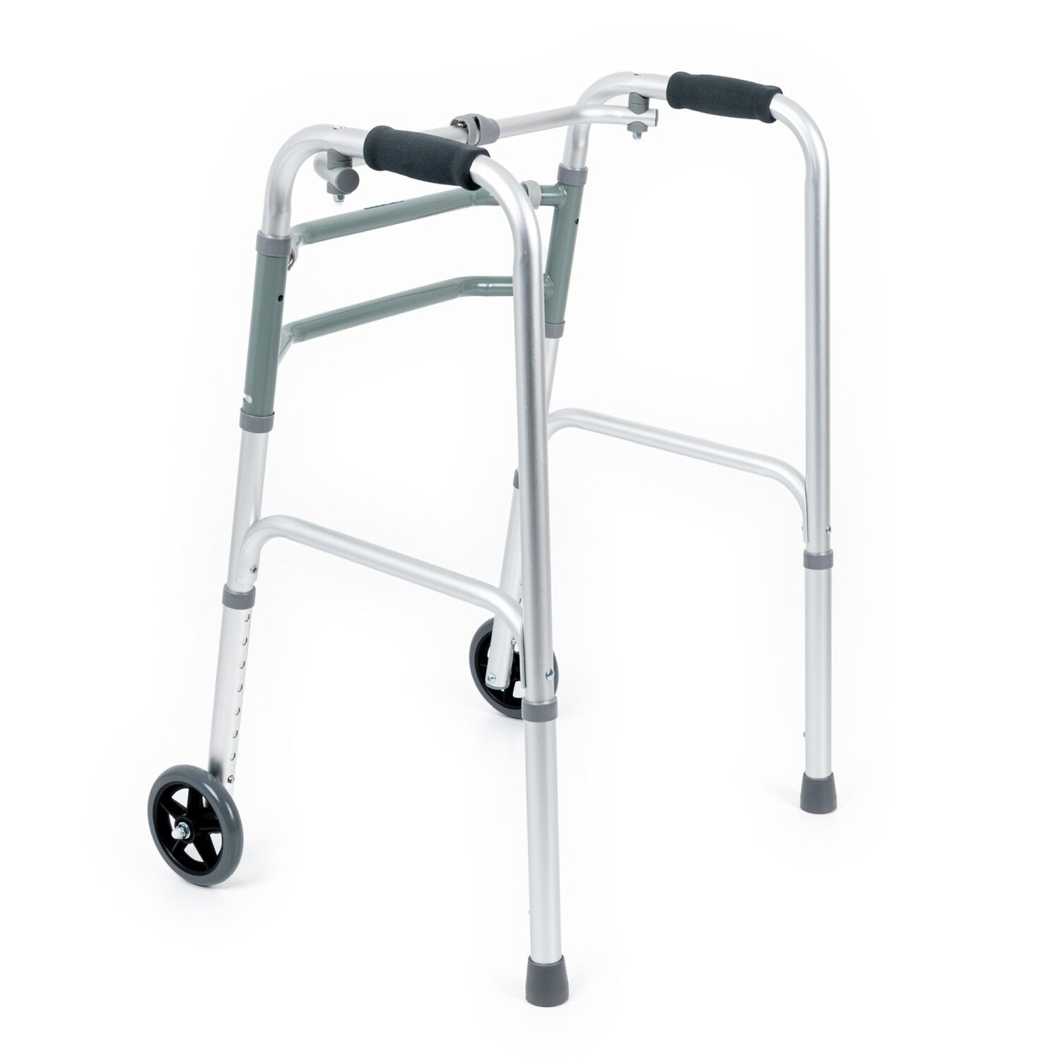 Comfort Plus Katlanabilir Tekerlekli Alüminyum Walker Yürüteç
