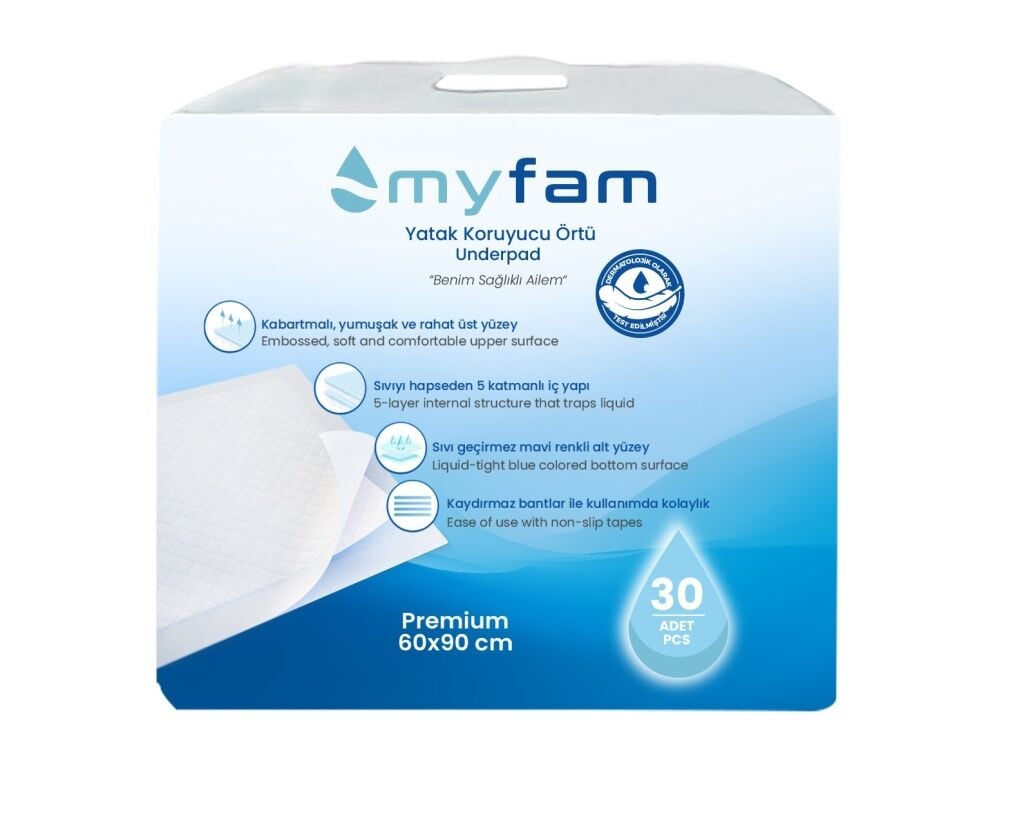 Myfam Yatak Koruyucu Örtü 60X90 cm