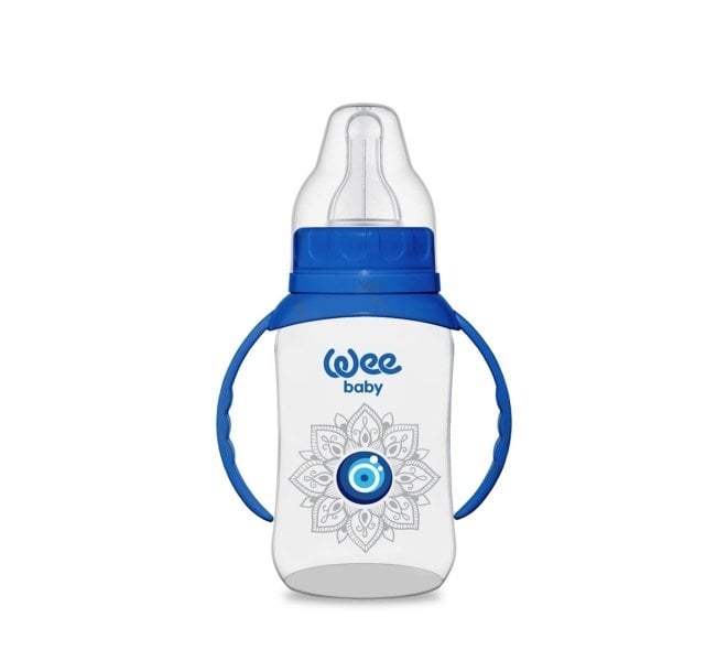 Wee Baby Klasik Kulplu PP Biberon 150 ml Nazar Boncuğu
