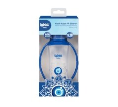 Wee Baby Klasik Kulplu PP Biberon 270 ml  Nazar Boncuğu