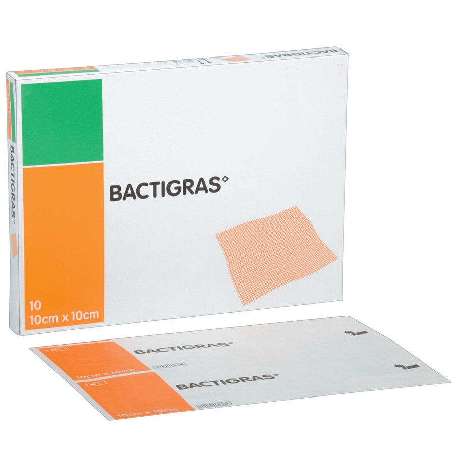 Bactigras 10cm x 10cm Tül Sargı 1 Adet