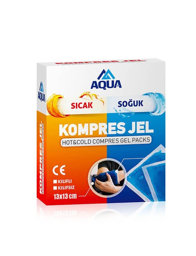 Aqua Sıcak Soğuk Termo Jel Kompres 13cm x 13cm