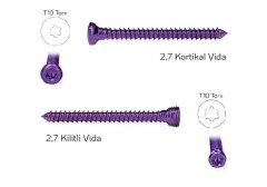 Titanyum Ø 2,7 mm Kilitli Vida - 1 Adet