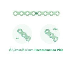 Medigross Ortopedik Veteriner Mini Plak Seti Ø2,0 / Ø1,6 mm