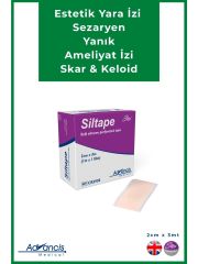 Siltape Soft Silikon Bant - Ameliyat Izi Giderici - Dikiş - Sezaryen - Yanık - Estetik 2cm X 3mt