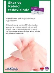 Siltape Soft Silikon Bant - Ameliyat Izi Giderici - Dikiş - Sezaryen - Yanık - Estetik 2cm X 3mt