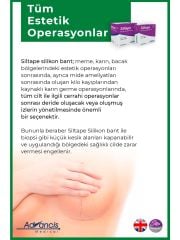 Siltape Soft Silikon Bant - Ameliyat Izi Giderici - Dikiş - Sezaryen - Yanık - Estetik 2cm X 3mt