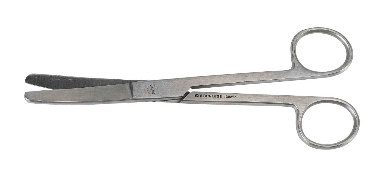 Kruuse veteriner Makası 16 cm Eğri Künt/Künt