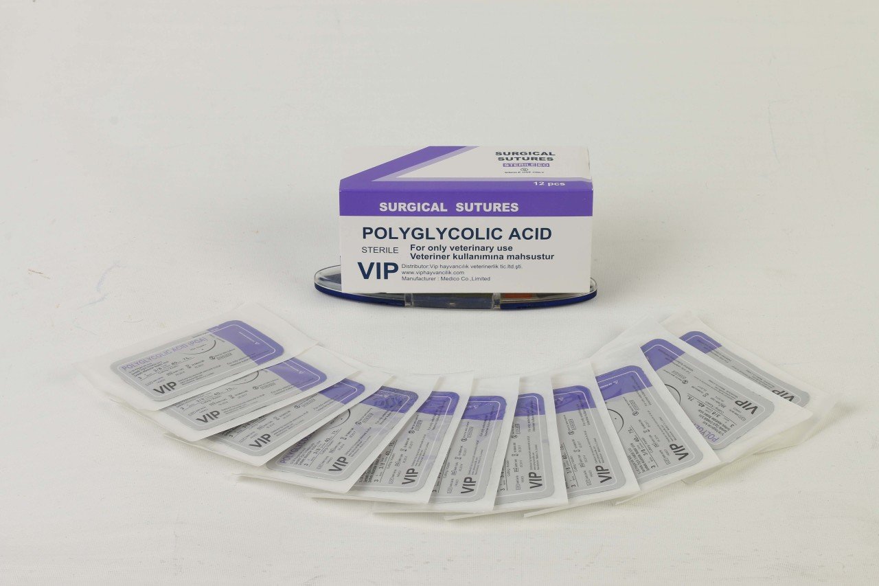 VIP Polyglycolic Acid (PGA) 2/0 12 pk