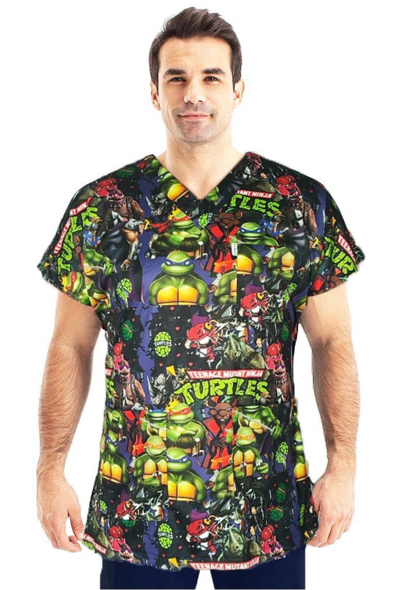 Cerrahi Forma Erkek Tek Üst Efsane Kaplumbağalar