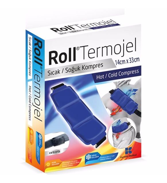 Roll Termojel Sıcak Soğuk Kompres Bel Sırt Karın İçin 14cm X 33cm