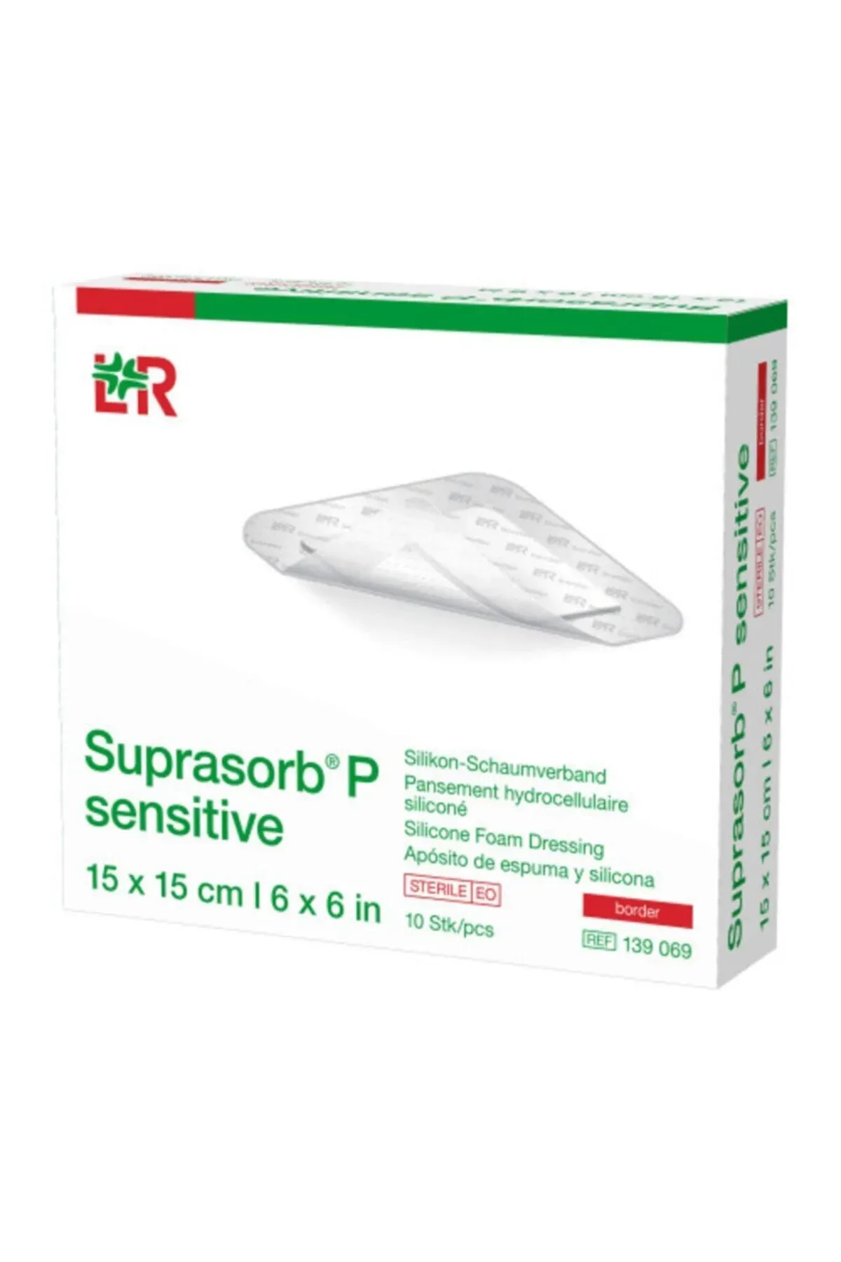 Suprasorb P Sensitive Silikon Köpük Pansuman Yara Örtüsü 1 Adet (15 X 15)