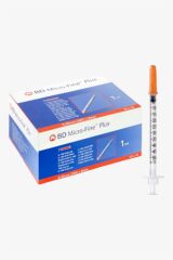 Bd Micro-Fine Plus 1 ml İnsulin Enjektörü 10 Adet (30G x 8mm)