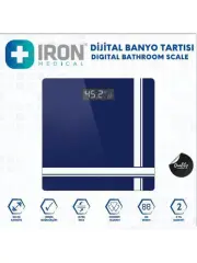 IRON Dijital Banyo Tartısı Baskül TS-B8012