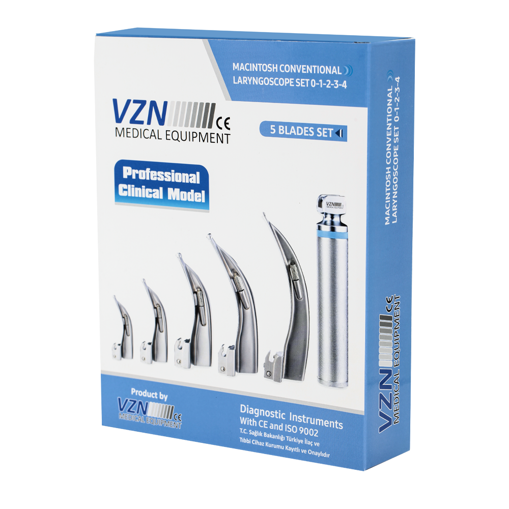 VZN Macintosh Laringoskop Set 0-1-2-3-4