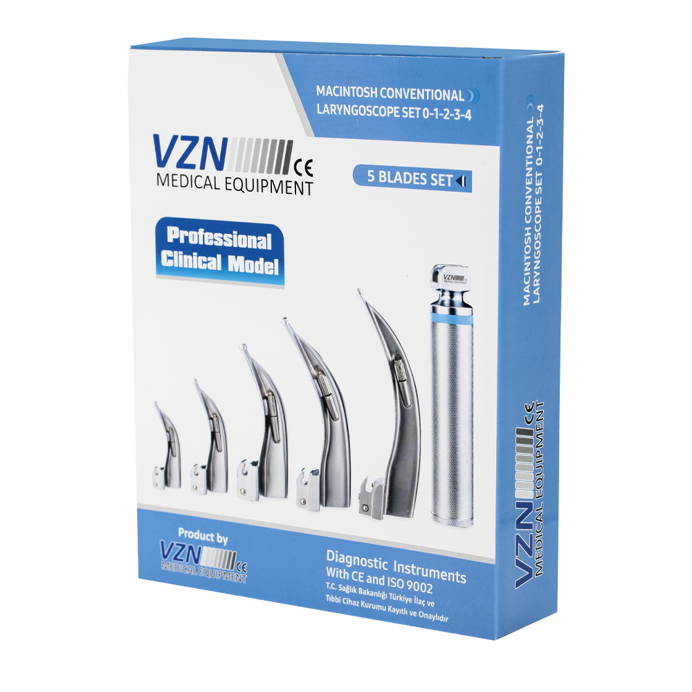 VZN Macintosh Laringoskop Set 0-1-2-3-4