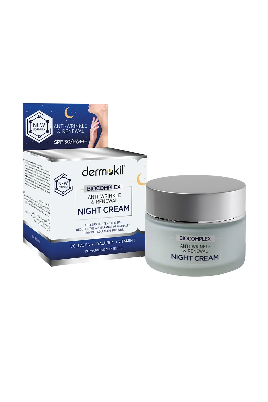 Dermokil Kırışıklık Karşıtı & Yenileyici Gece Kremi 50 ml
