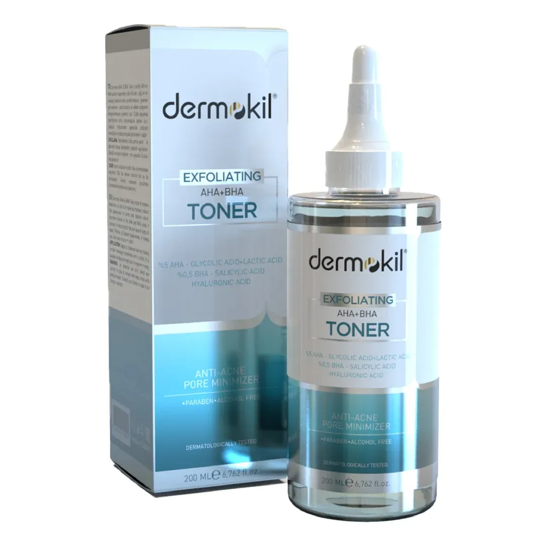 Dermokil Exfoliating Aha+Bha Niacinamide Tonik 200 ml