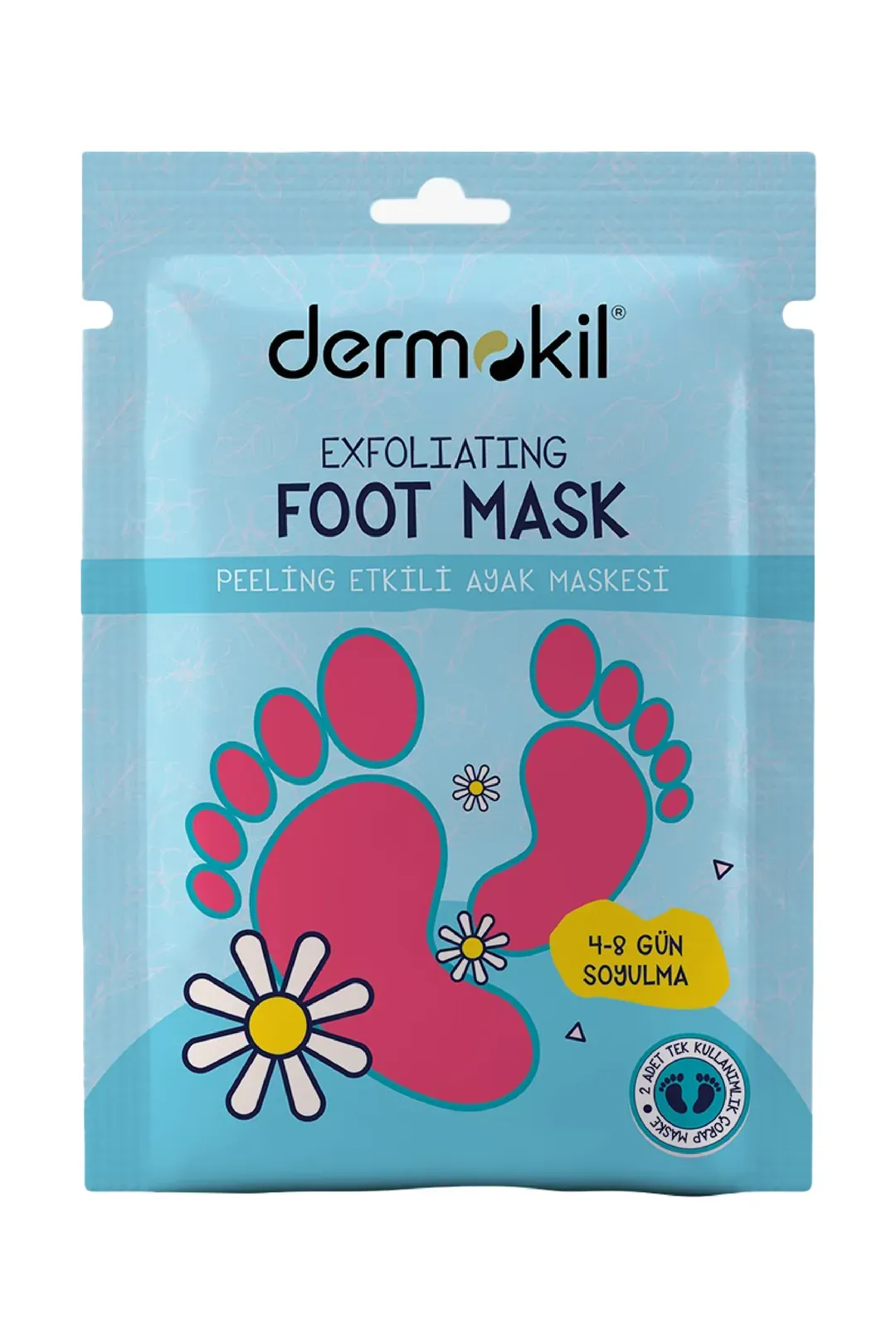 Dermokil Peeling Etkili ( Soyulabilir ) Ayak Maskesi 30 ml