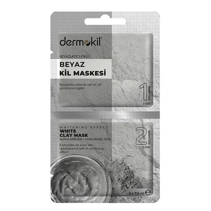 Dermokil Beyazlatıcı Etkili Beyaz Kil Maskesi 15 ml