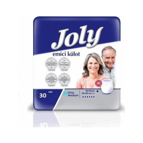 Joly Hasta Altı Bezi  Emici Külot 30'lu Medium