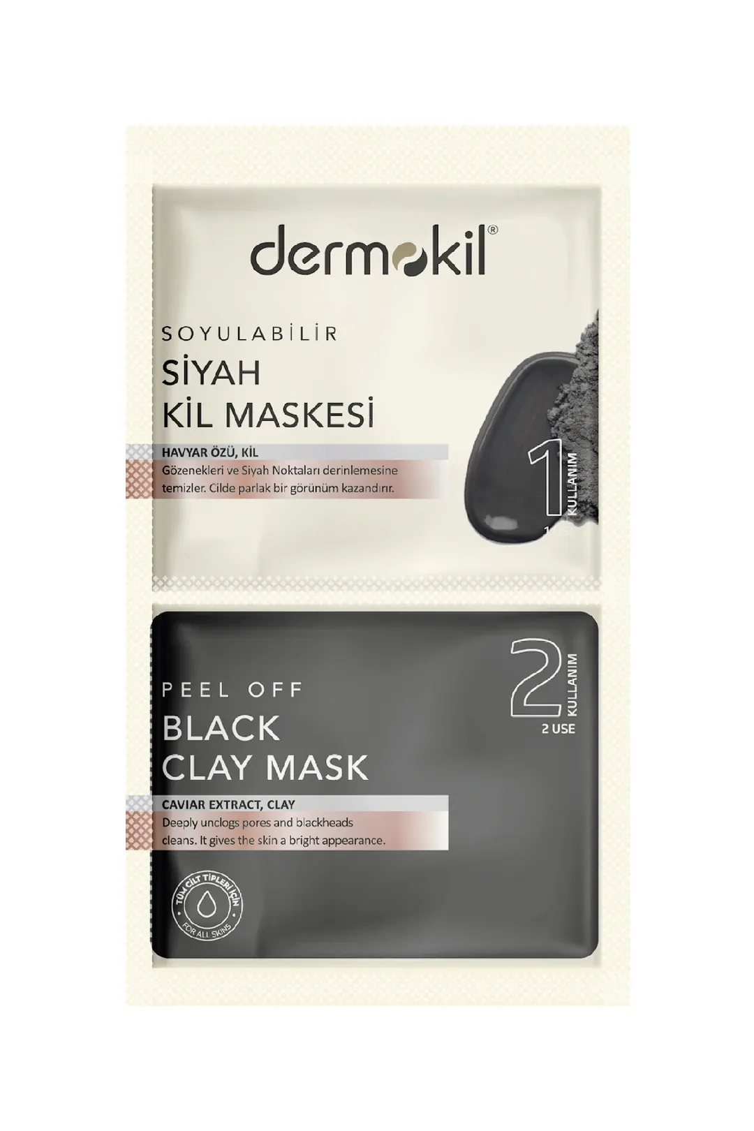Dermokil Soyulabilir Siyah Maske 2 x 7.5 ml