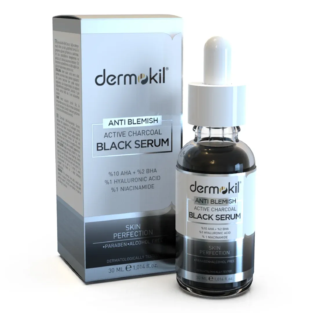 Dermokil Anti Blemish Active Charcoal Black Serum 30 ml
