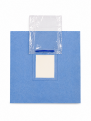 10 Adet Steril Cerrahi Operasyon Örtüsü Poşlu Delikli 40 cm X 40 cm