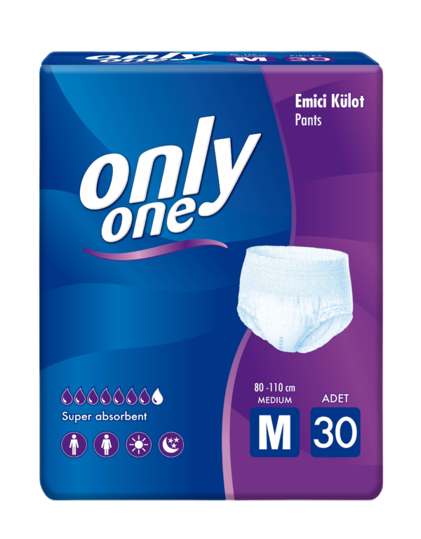 Only One Emici Külot Yetişkin Hasta Bezi 30 lu Medium