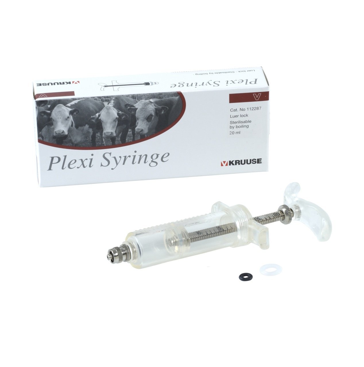 Kruuse Bovivet Mika Enjektör 20 ml Piston Ayarlı