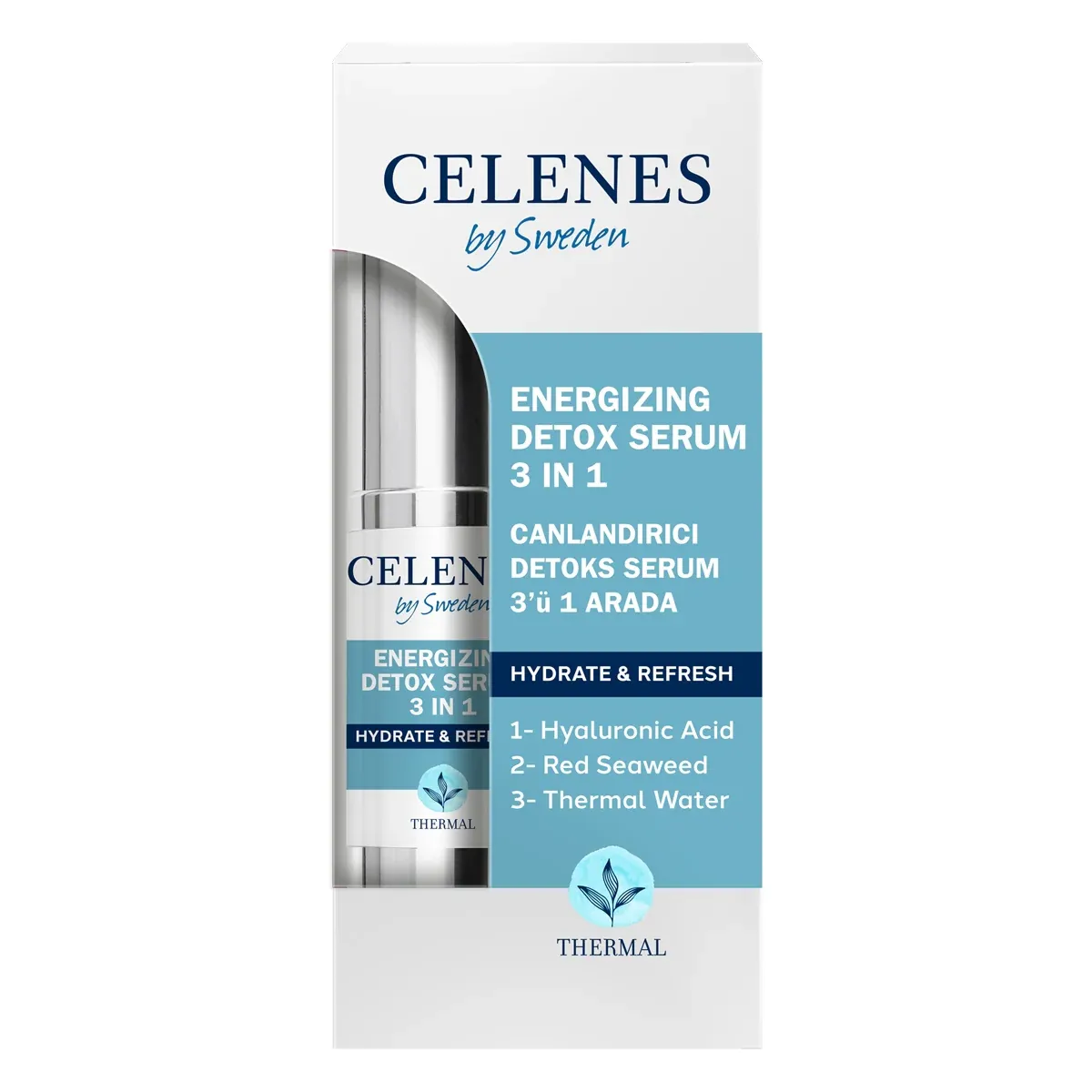 Celenes By Sweden Canlandırıcı Detoks Serum 3ü1 Arada